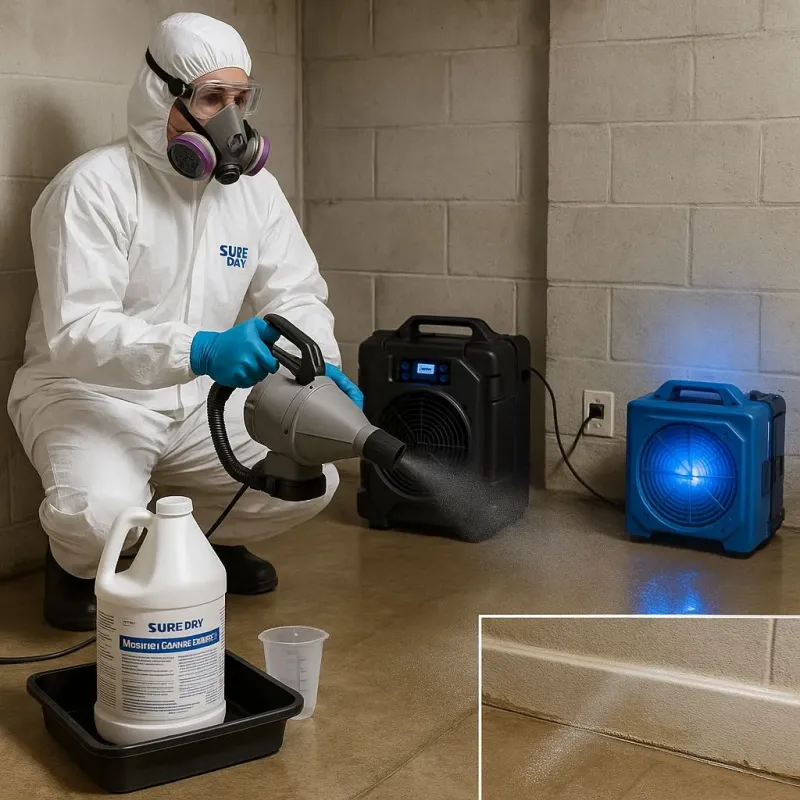 Sanitization and Odor Removal process in Torrington, CT